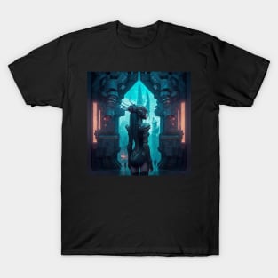 Portal to the Old World, Cyberpunk Female T-Shirt